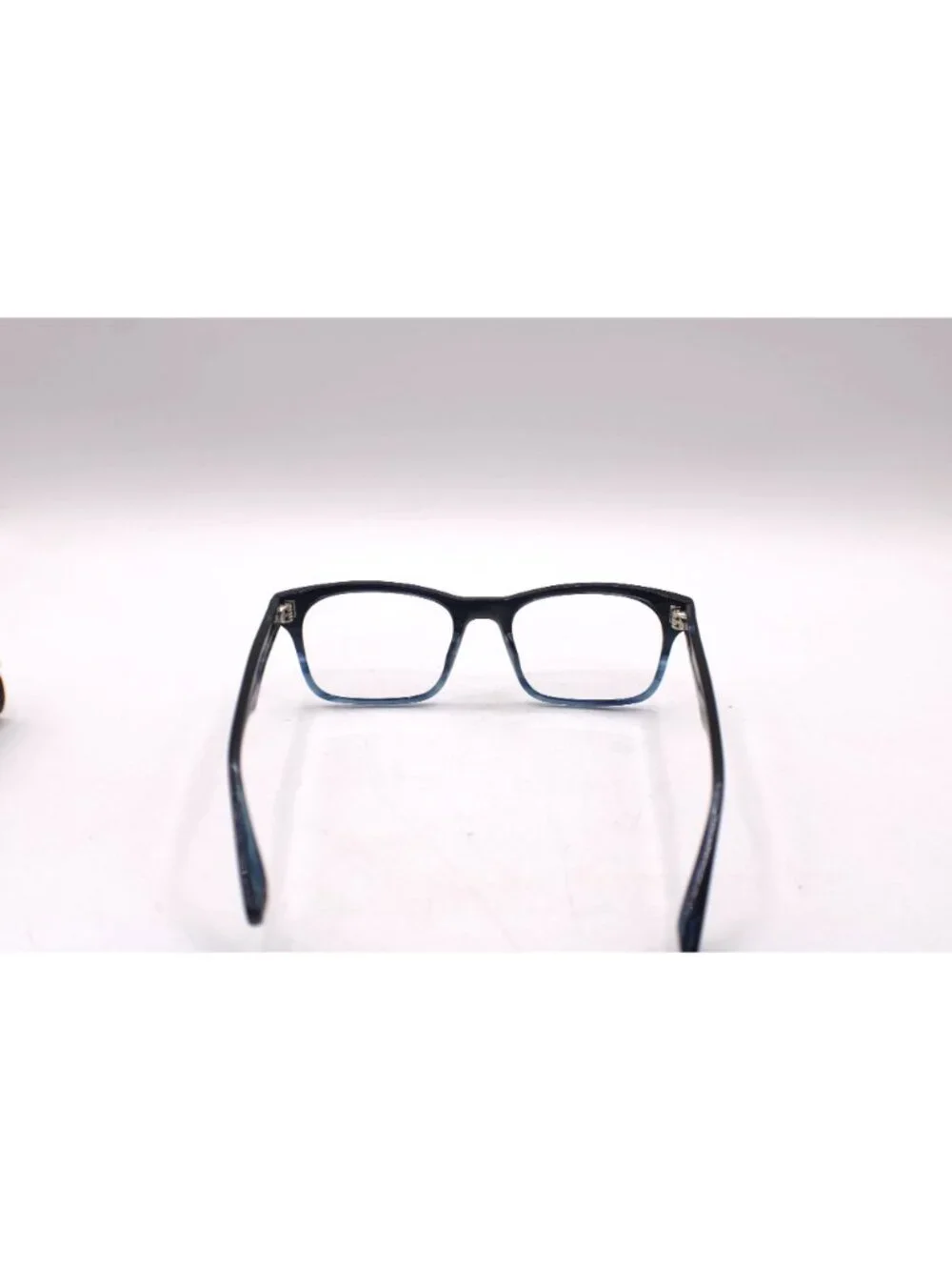 Warby Parker Cass Frames Blue Tortoise Gradient Square Eyeglasses With Hard Case